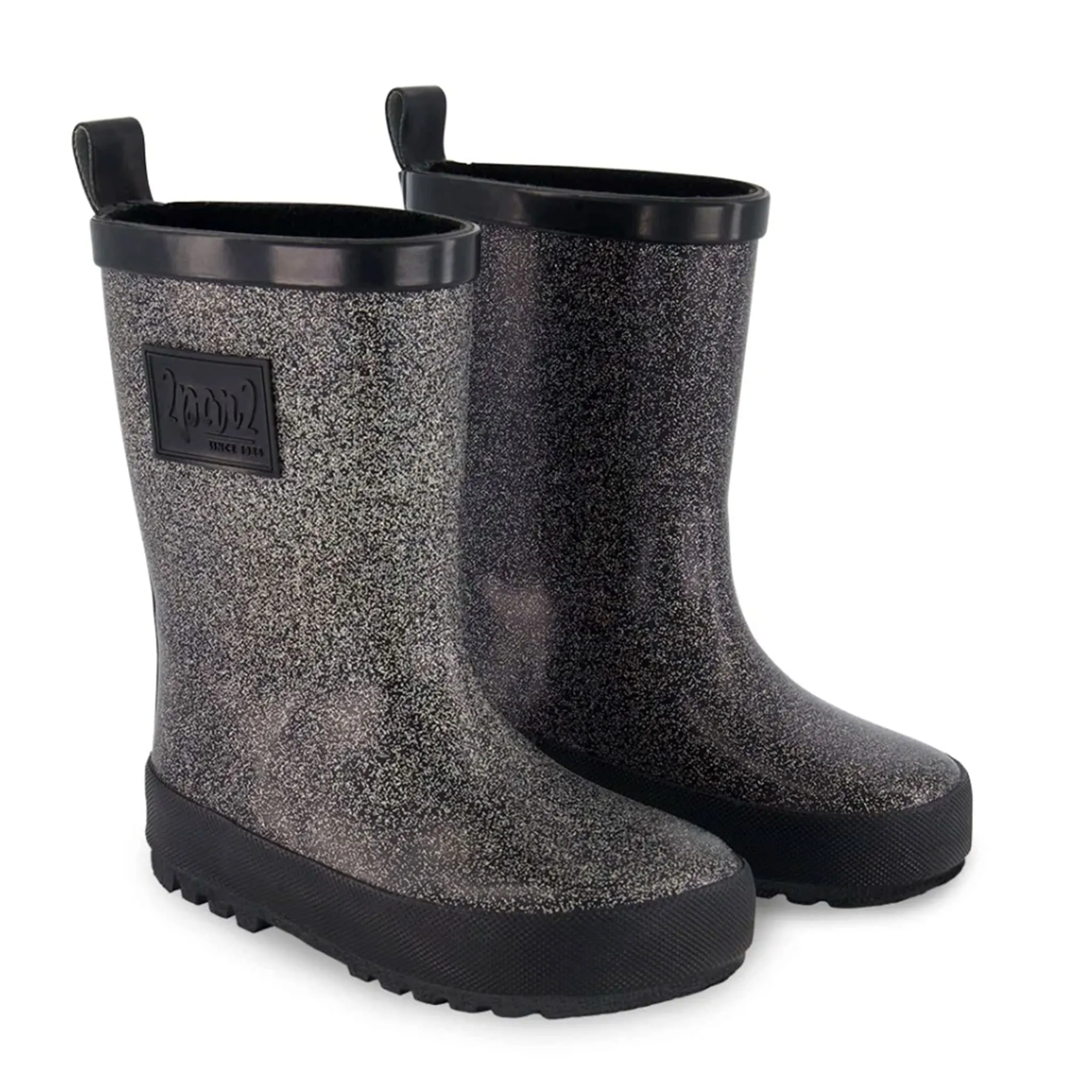 Deux par Deux Botte de Pluie Brillante Pointures 4-3