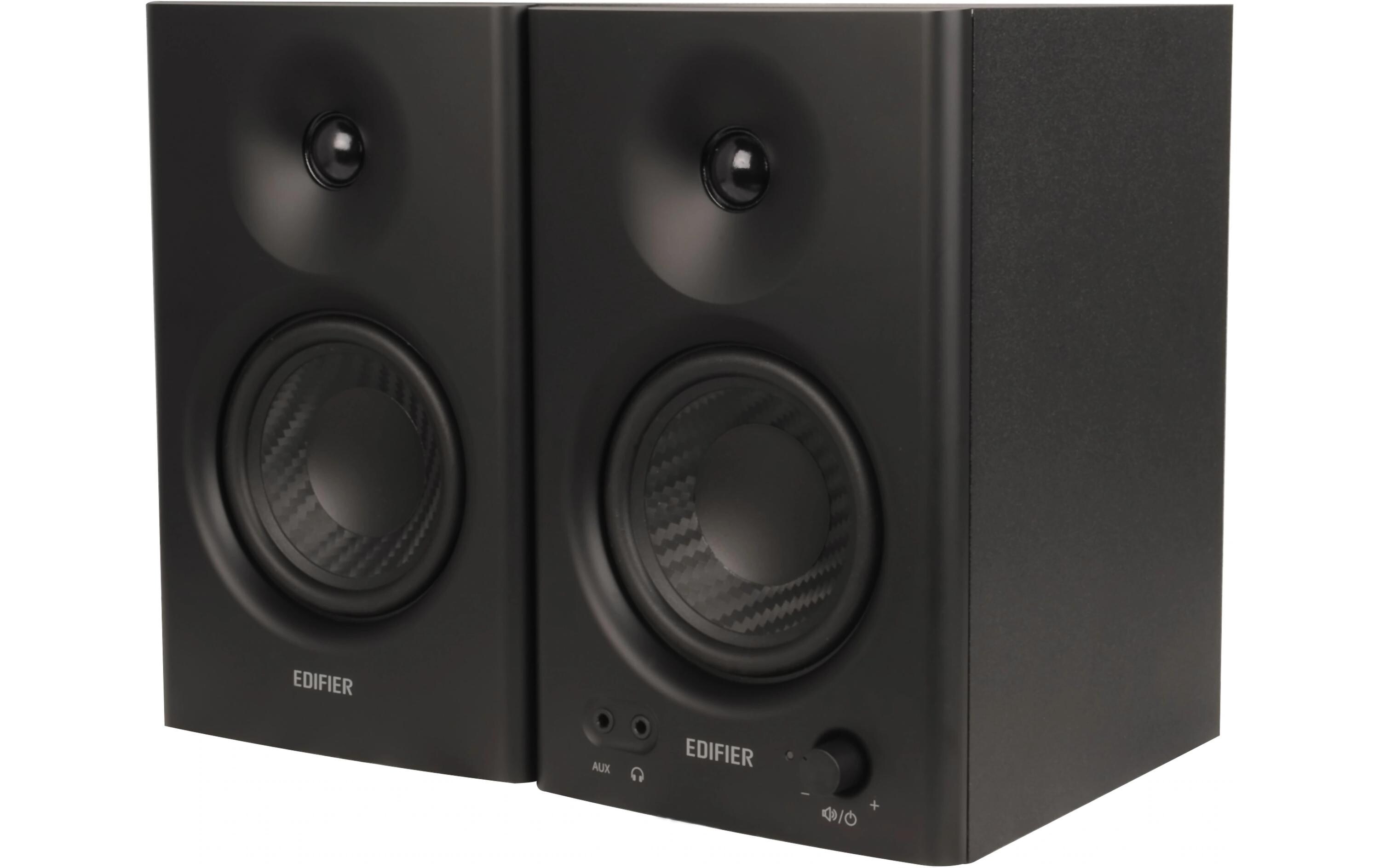 Regallautsprecher Paar MR4 Schwarz<br>Aktivierte Studio-Monitor-Lautsprecher