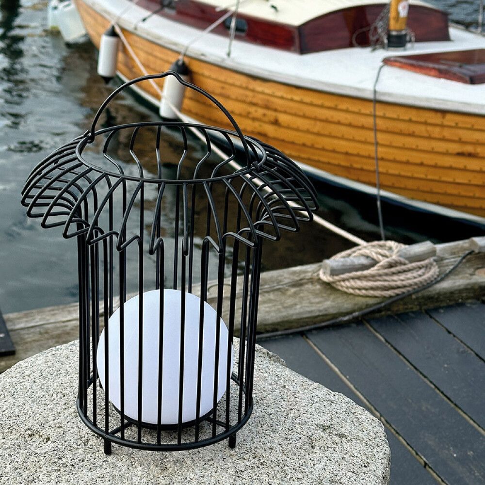 SOLCELLELAMPE DYBERG LARSEN BASKET SVART
