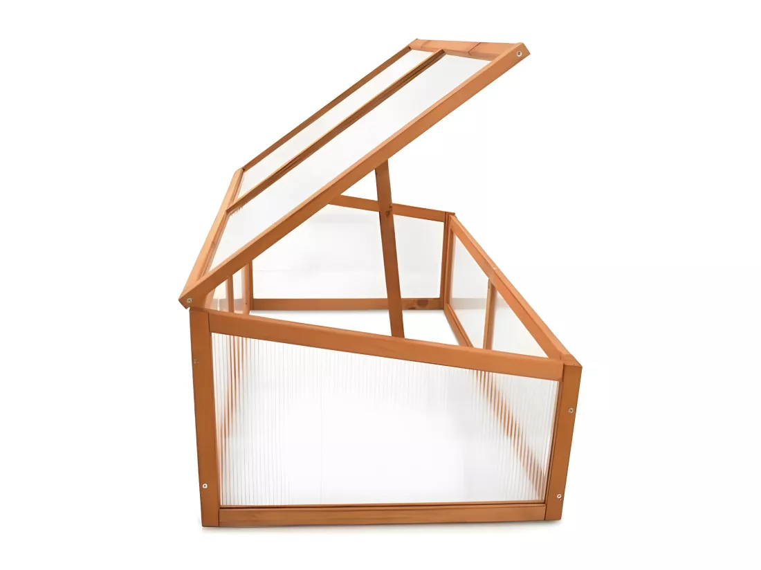 Serre en Bois Jardin Chassis de couche Herba 100 x 40 x 60 cm