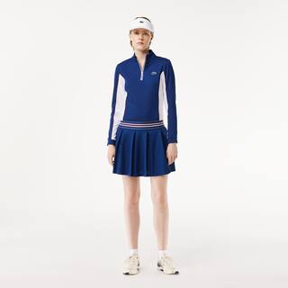 Jupe sport avec shorty intégré en piqué Robes & Jupes - Bleu - Lacoste - Femme