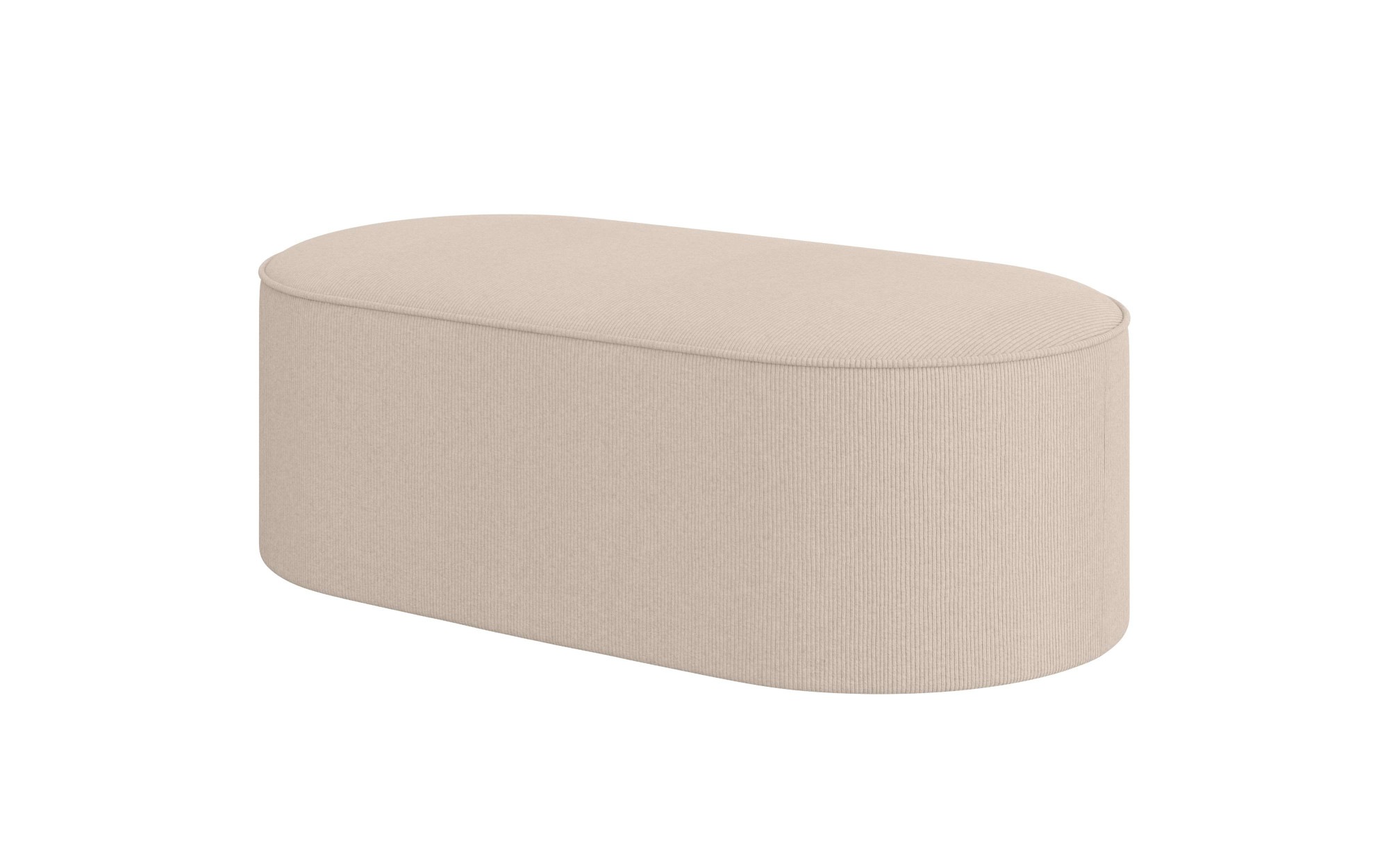 GOODproduct Polsterhocker »EIVIND Sitzhocker, Masse: B/T/H: 142/70/48 cm« auch in Bouclé und Feincord, mit Wellenunterfederung