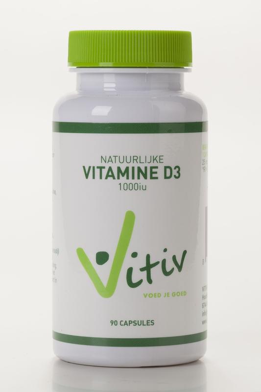Vitiv Vitamine D3 180 capsules