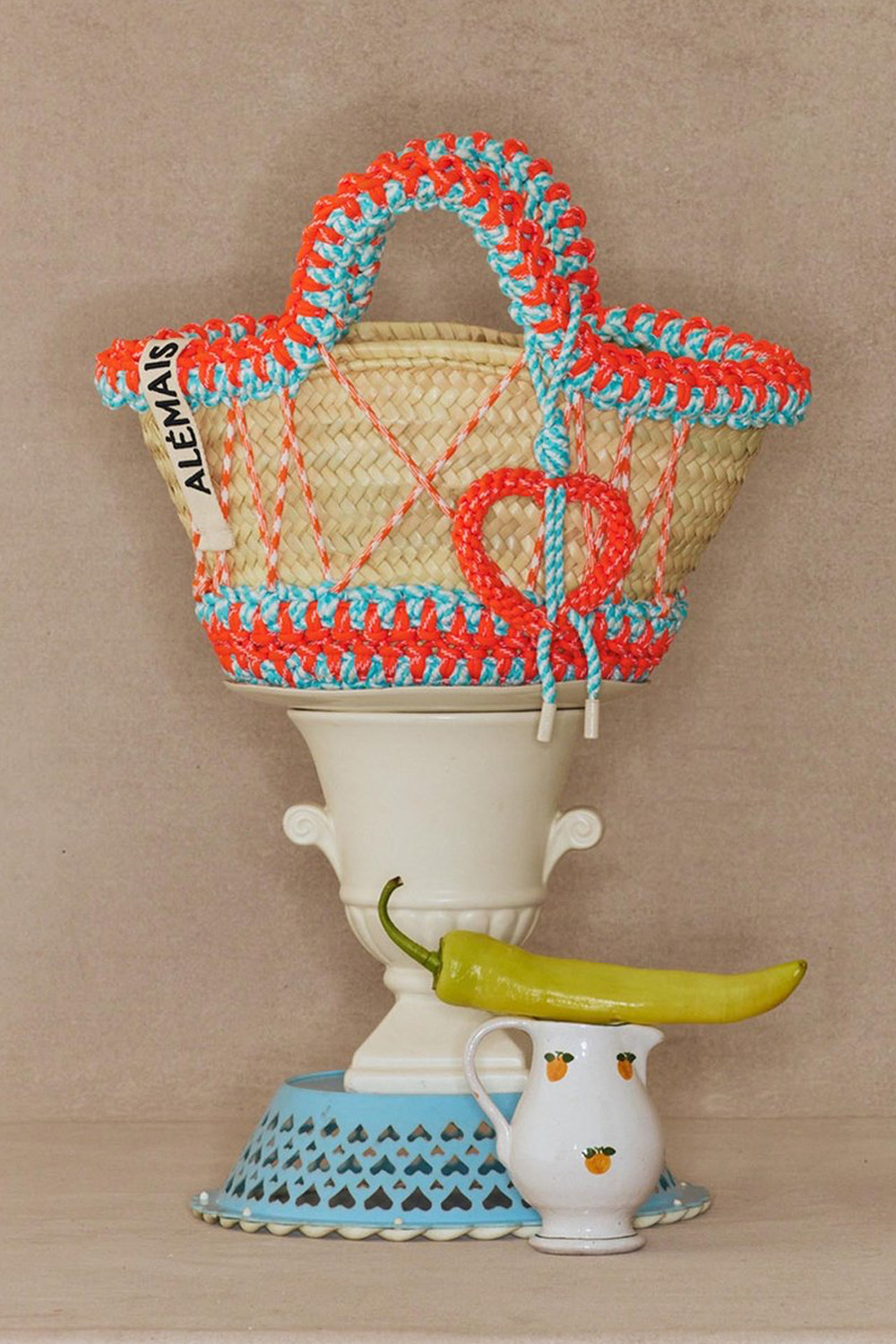 Luis macrame cord mini basket