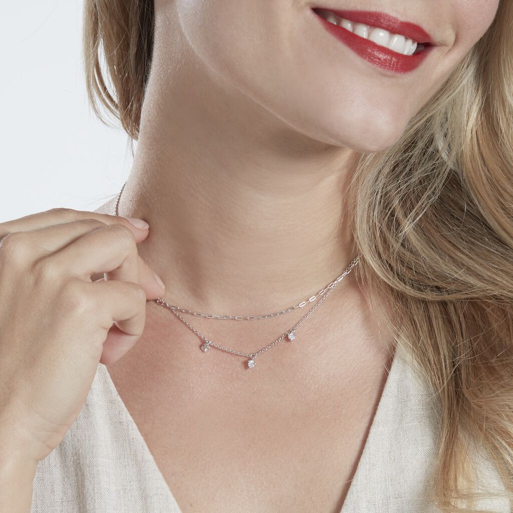 Collier Laetita Argent Oxyde