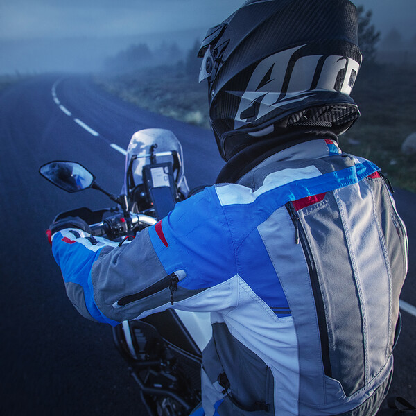 Furygan - Veste Voyager 3C Gris Clair / Anthracite / Bleu