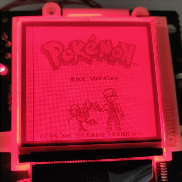 Bakgrunnsbelysning for Gameboy, Red
