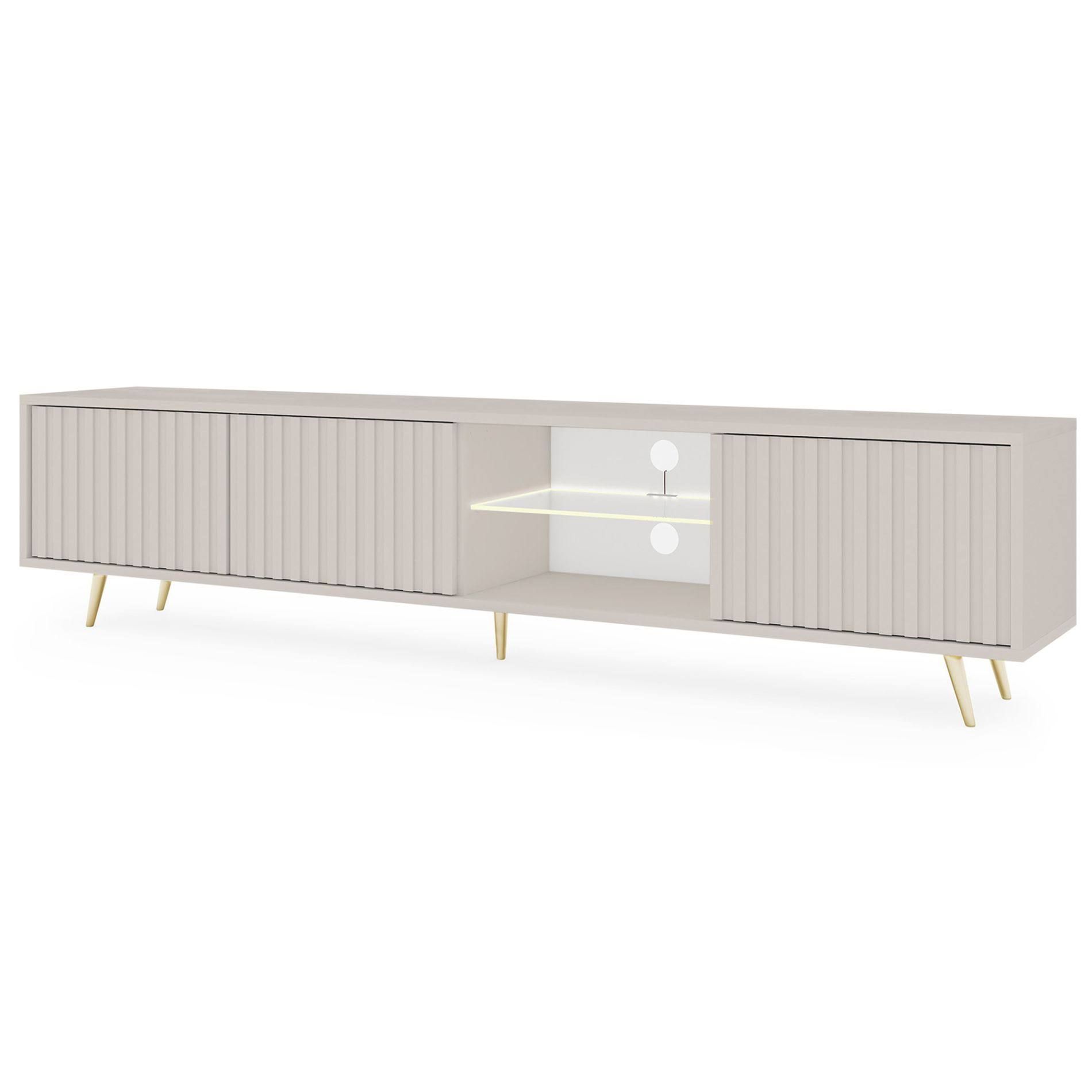 Selsey TV-Lowboard BELLO Kunststoffart Melamin Material Holzwerkstoff