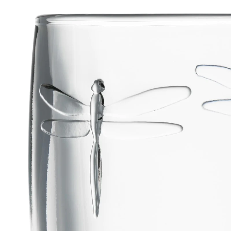 Lot de 6 verres à eau, LIBELLULES La Rochère