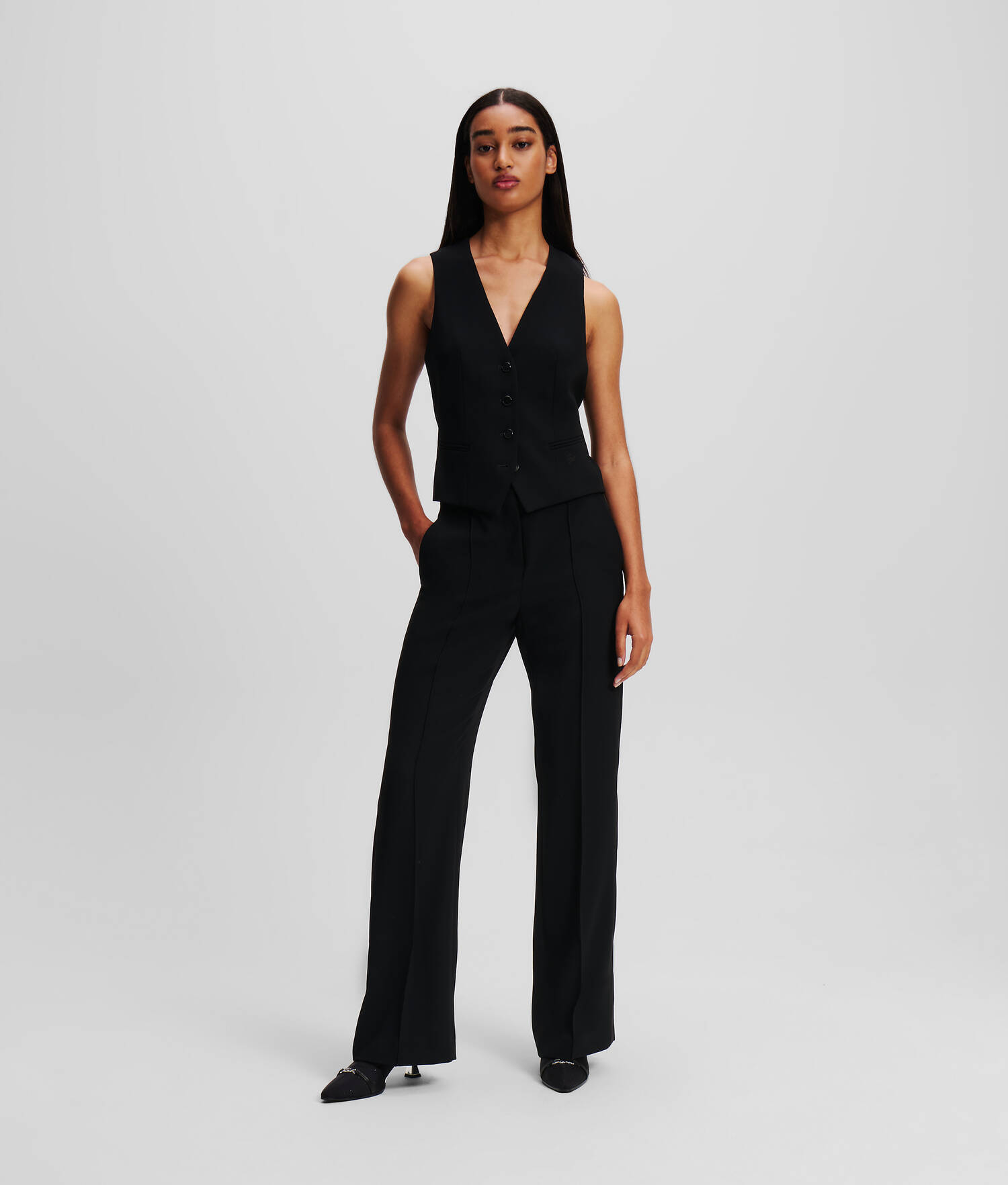 PANTALON DE SMOKING AJUSTÉ