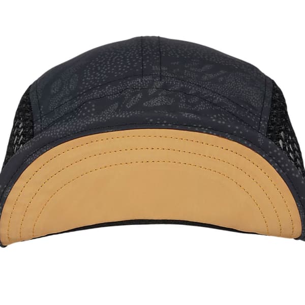 Casquette trail ASICS FUJITRAIL CAP PERFORMANCE BLACK/MANTLE GREEN/FELLOW YELLOW