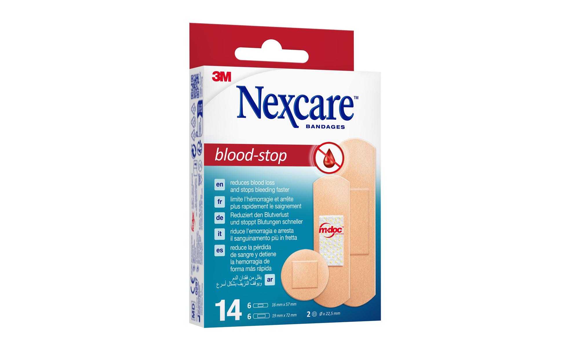 Blood Stop Strips, 3 Grössen 14 StückBlutstillendes Pflaster