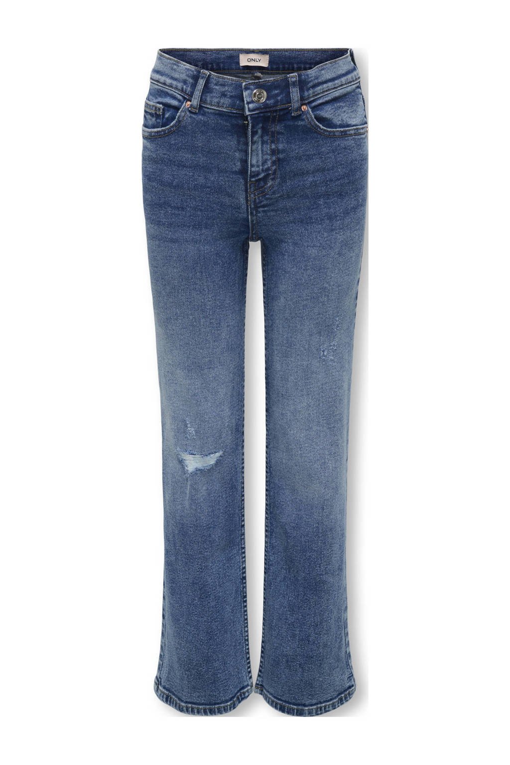 KIDS ONLY GIRL wide leg jeans medium blue denim