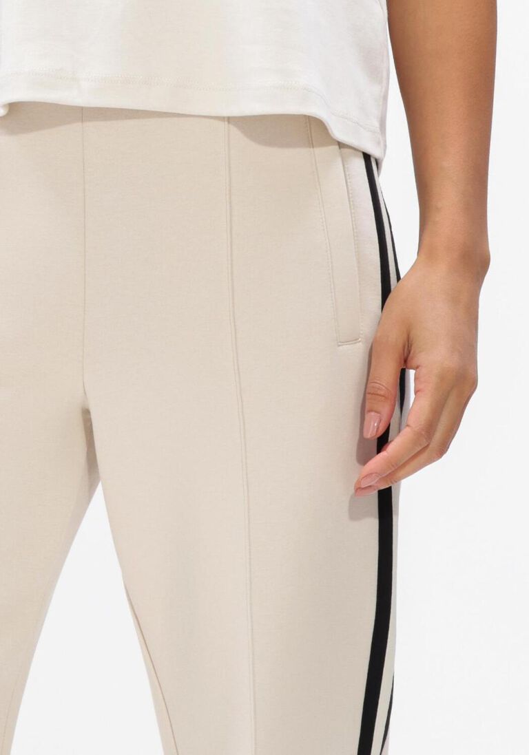 creme max mara lange broeken vento