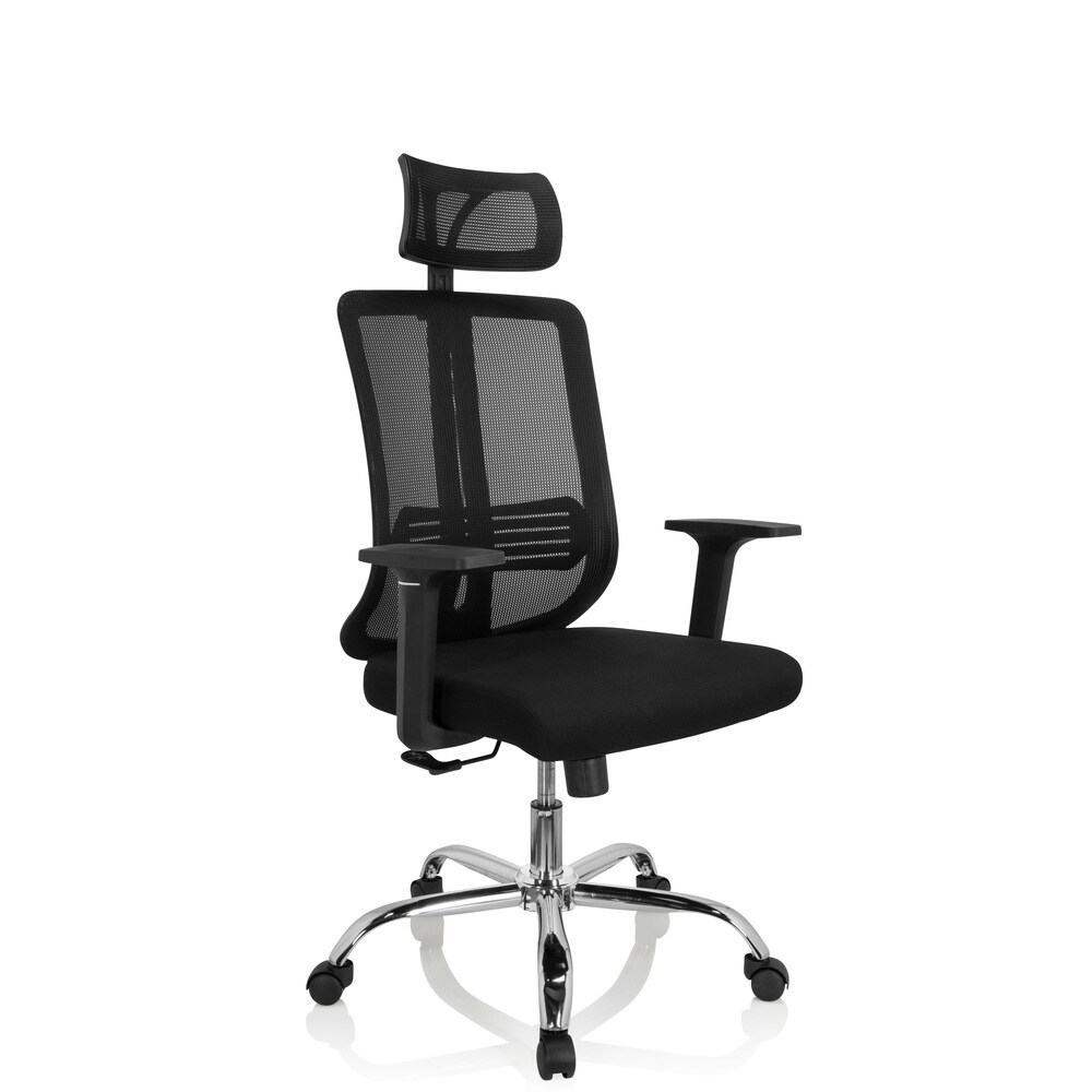 Home Office Bürostuhl ZH 200 Stoff/Netzstoff mit Armlehnen hjh OFFICE