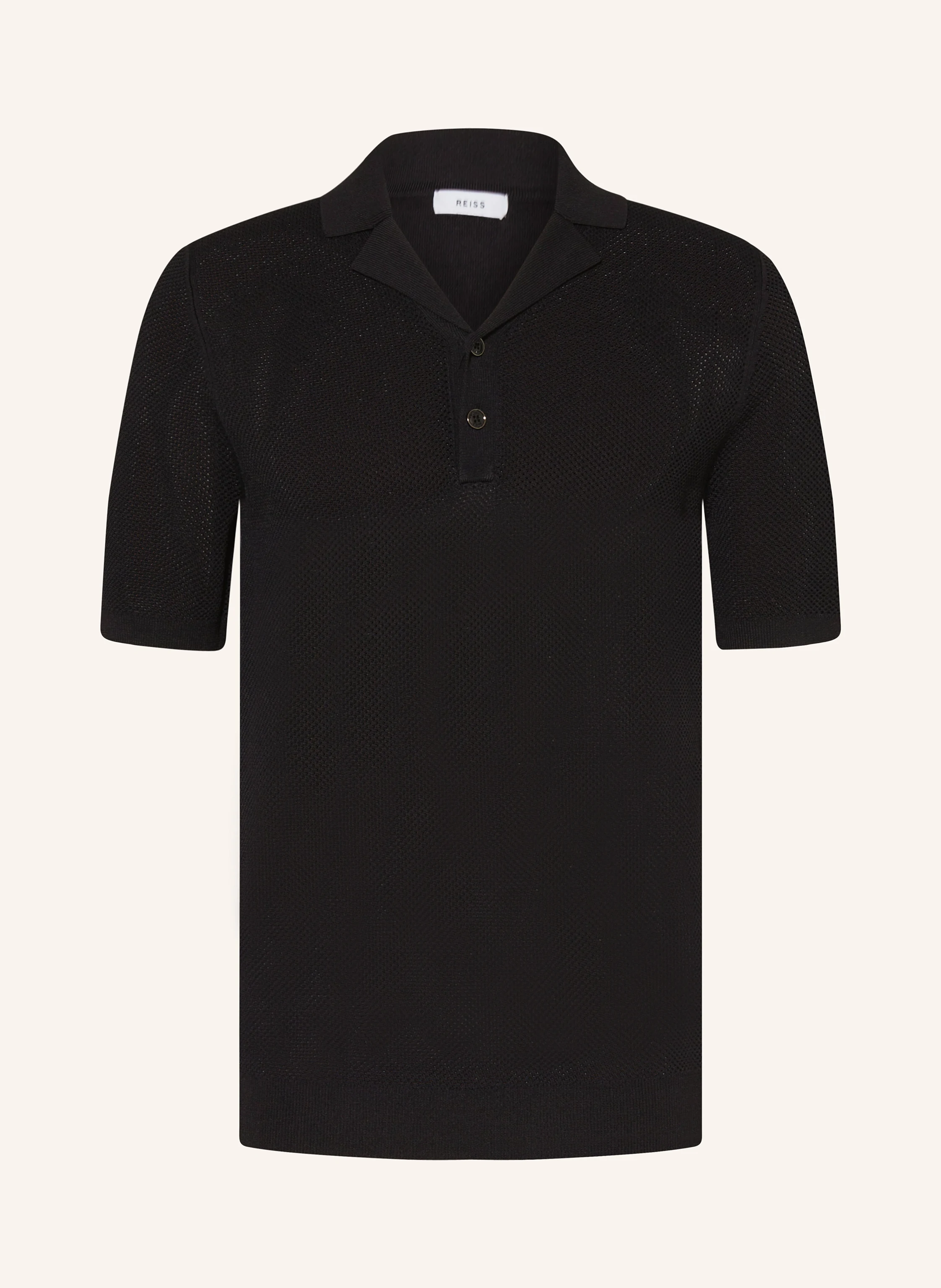 REISS Strick-Poloshirt CHARLIE