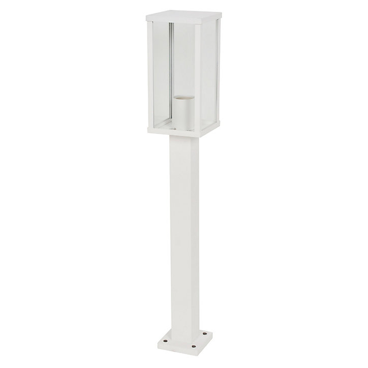Potelet extérieur en fonte d'aluminium Little Garden Lagos E27 60W IP44 L.10,5 x P.10,5 x H.65 cm