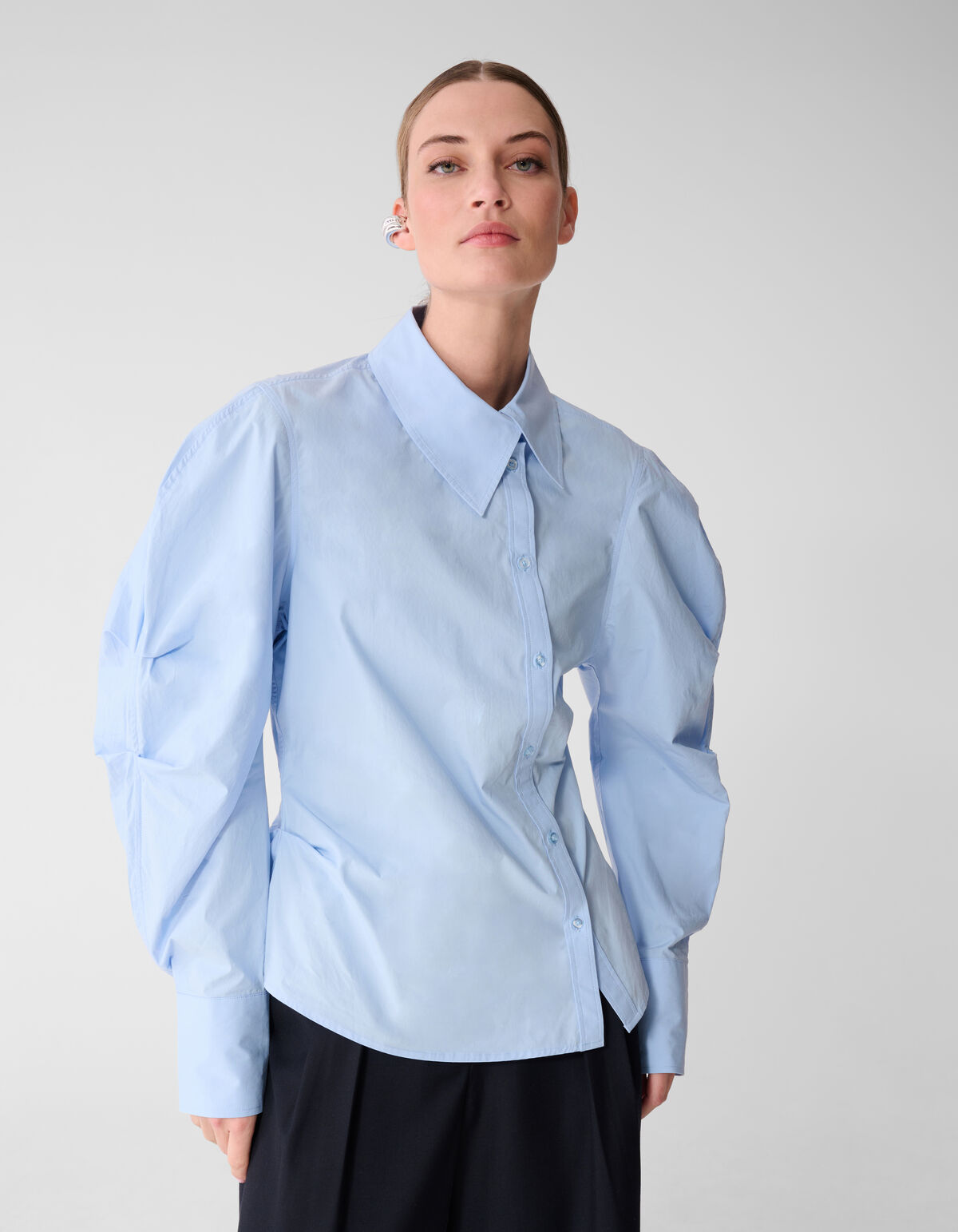Balloon Blouse Lichtblauw By Lonneke