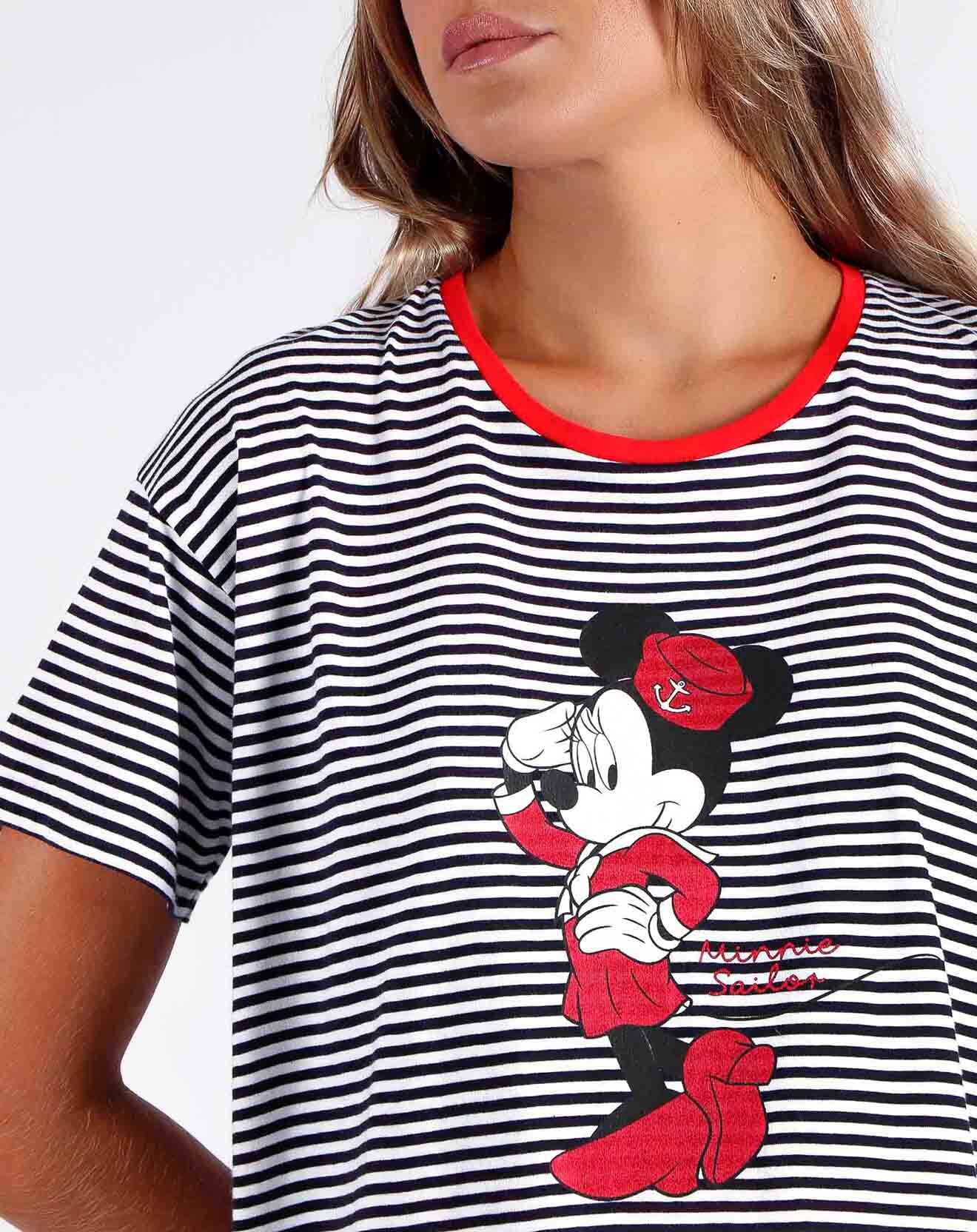 28 Pyjama Pirata Minnie Sailor bleu/rouge