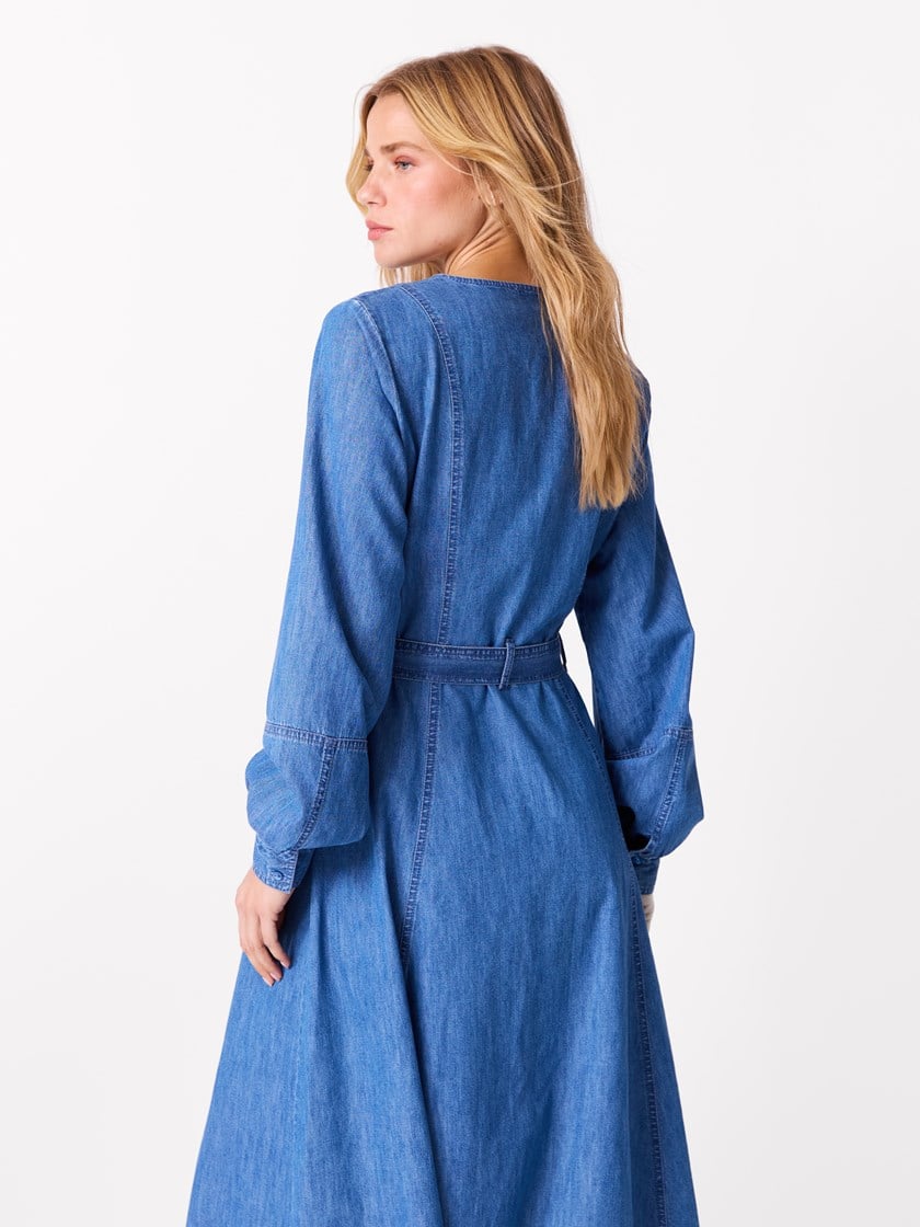 Aline kjole Faded Denim