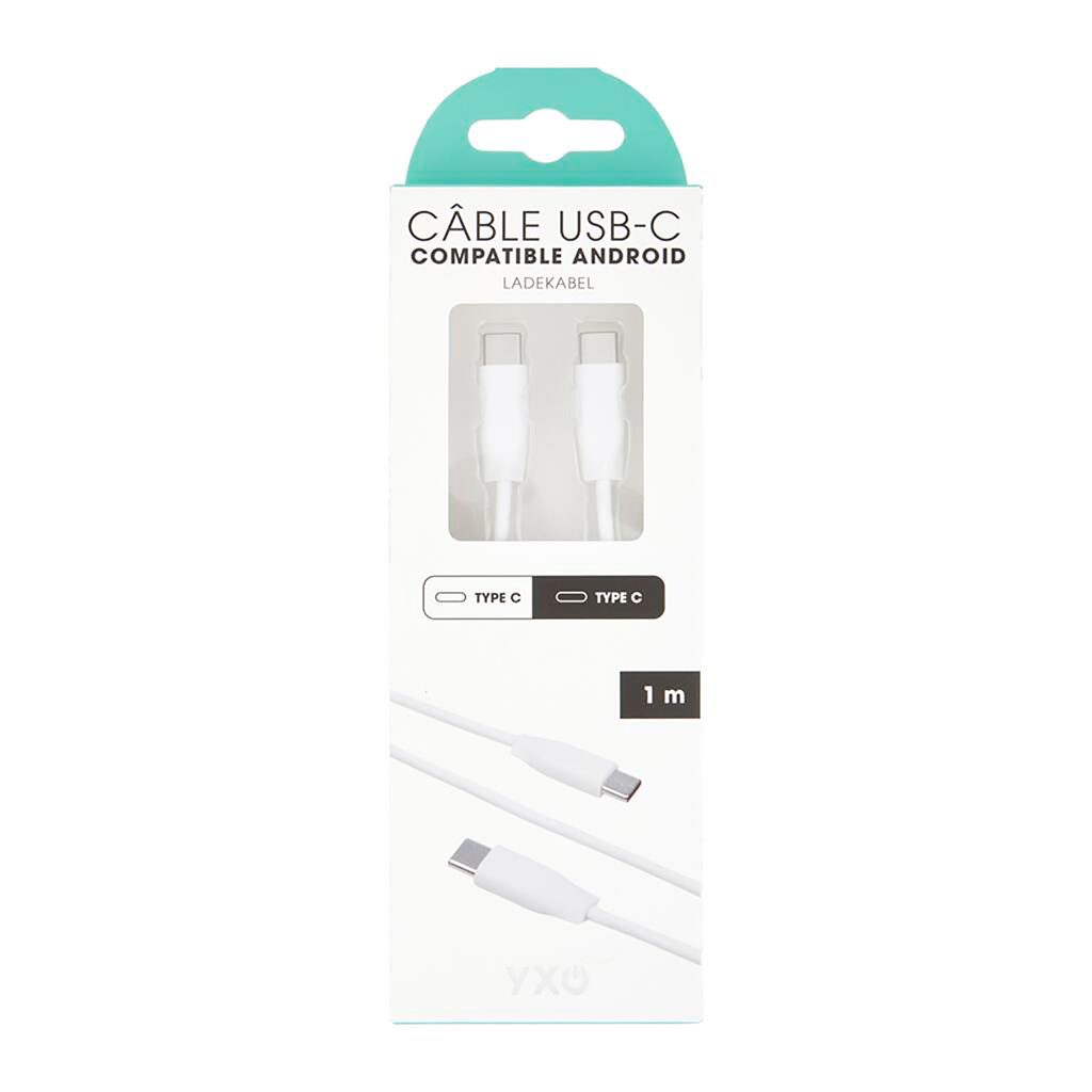 Câble de charge USBC/USBC 1m