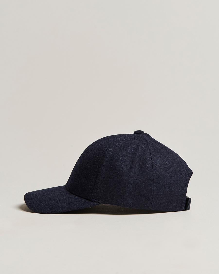 Varsity Headwear Flannel Baseball Cap Dark Navy
