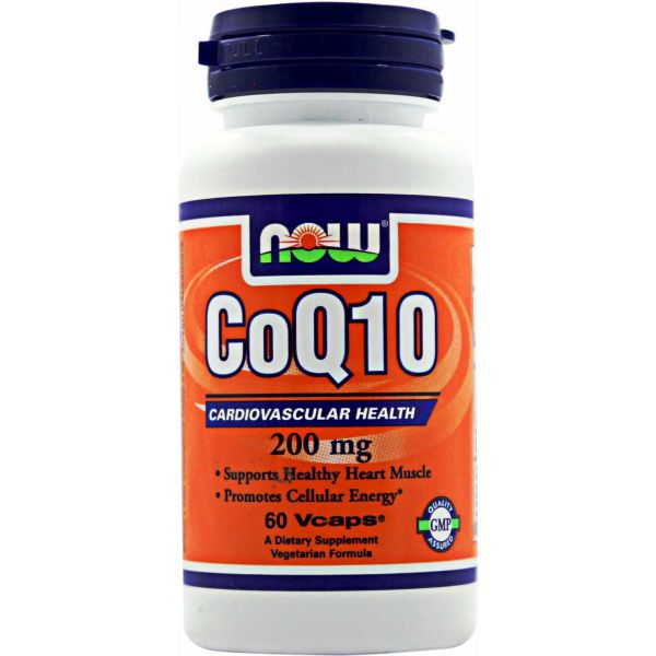Now CoQ10 200mg 60 Cápsulas