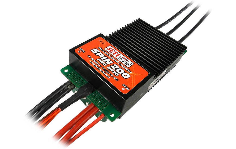 Brushless Regler SPIN 200 Pro opto 170A, 6-14S<br>Vielseitiger Brushless ESC mit Optokoppler für Flugmodelle