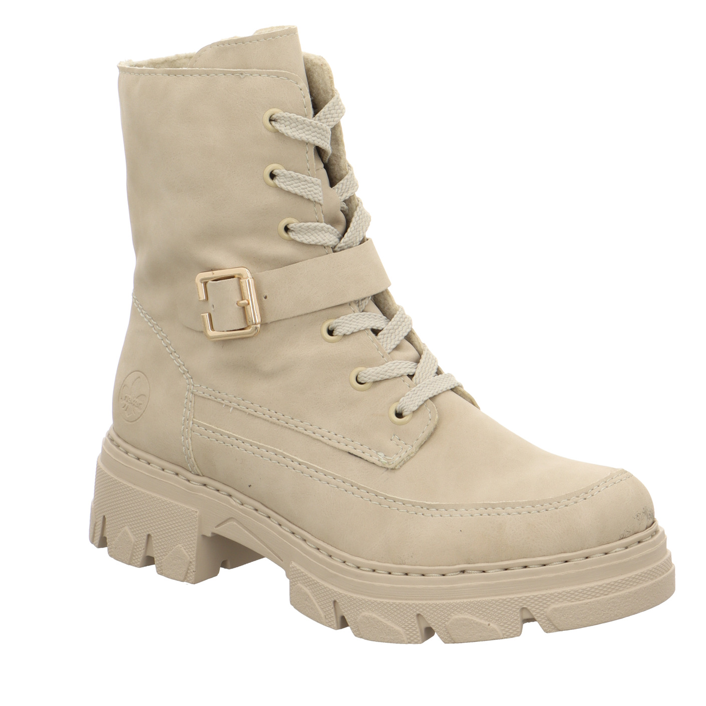 Schnürboots beige