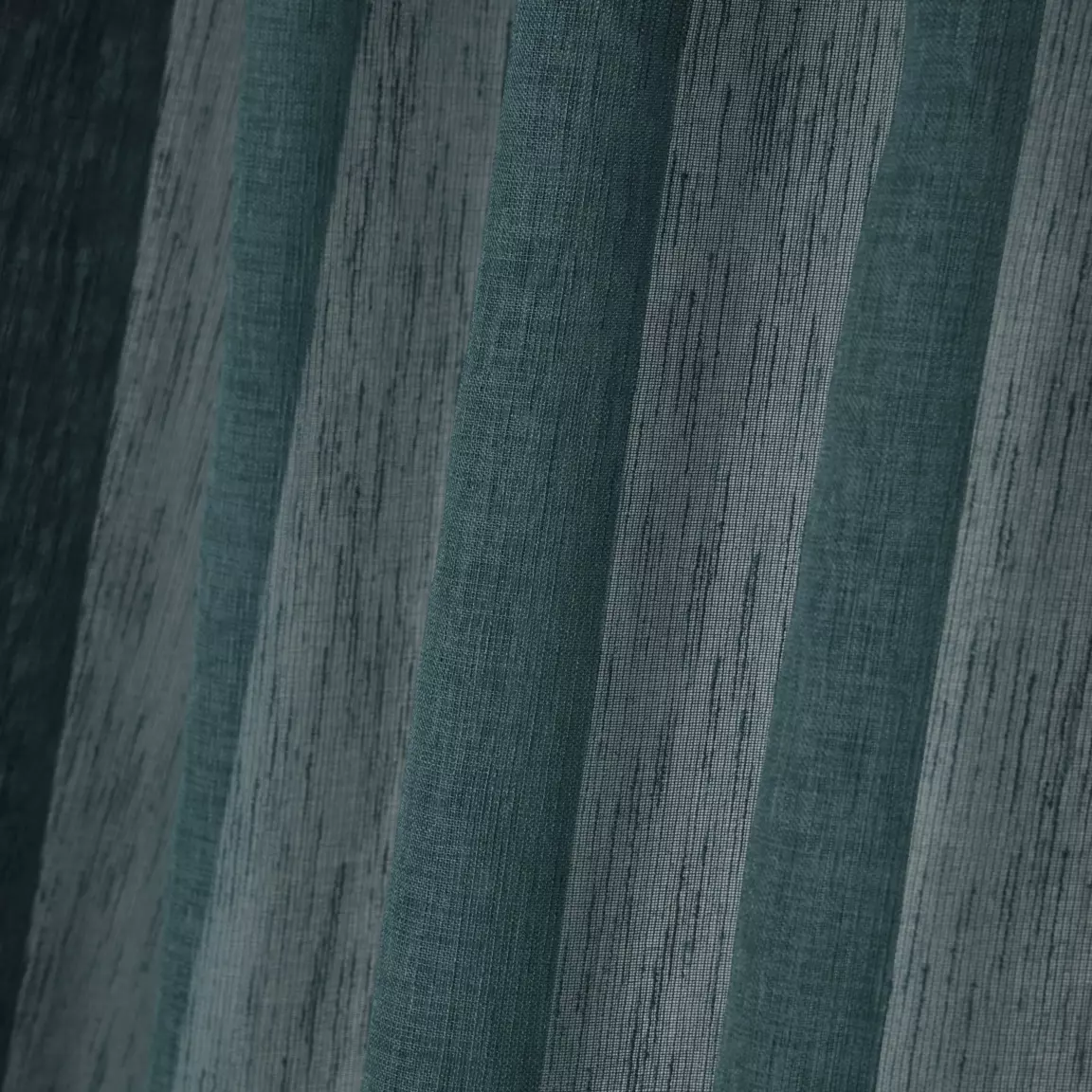 Voilage galon fronceur (140 x 260 cm) Derby Bleu canard