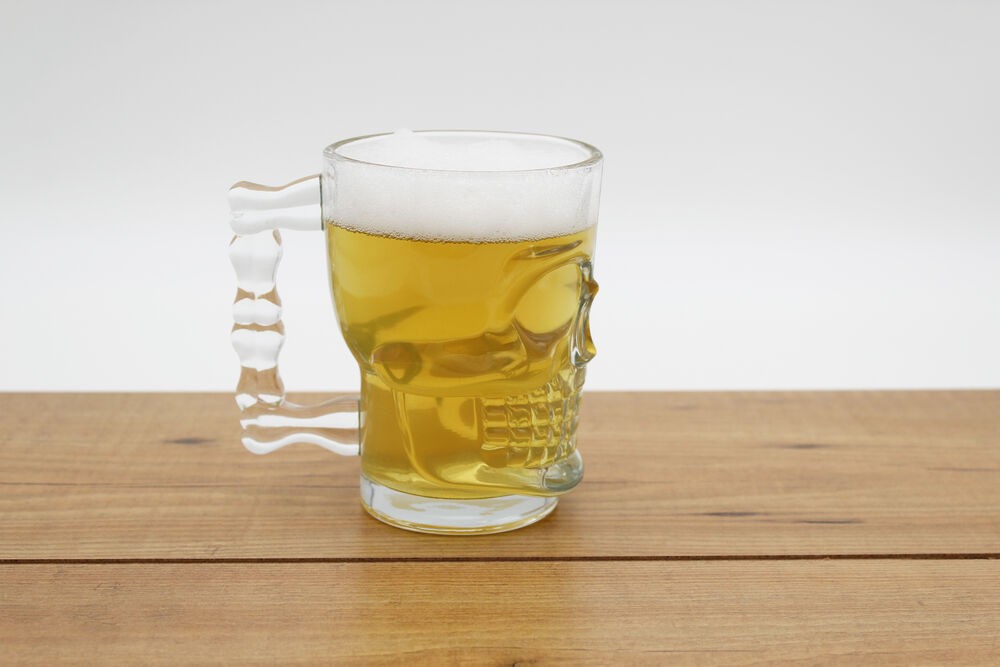 Winkee - Skull Beer Glass