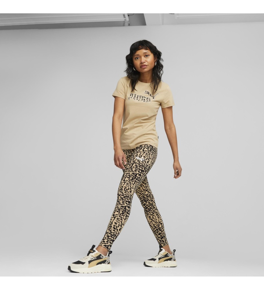 Tênis Puma Trinity Lite Animal, branco e preto.