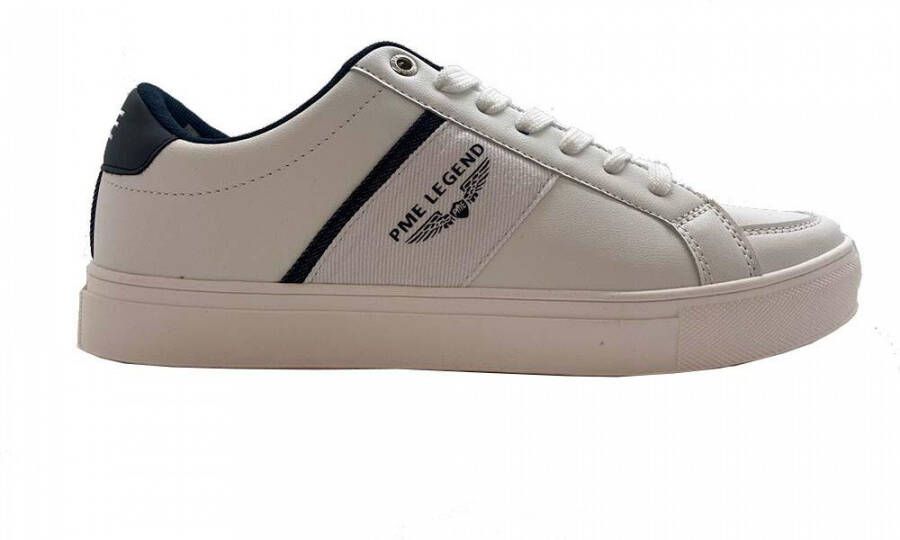 PME Legend Sneakers Eclipse Sportsleather White Navy(PBO2203270 906 )