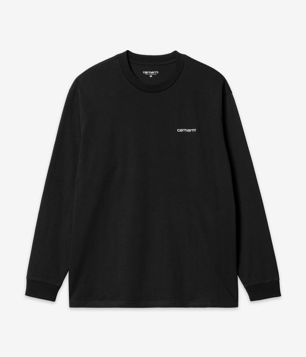 Carhartt WIP Script Embroidery Longsleeve (black white)