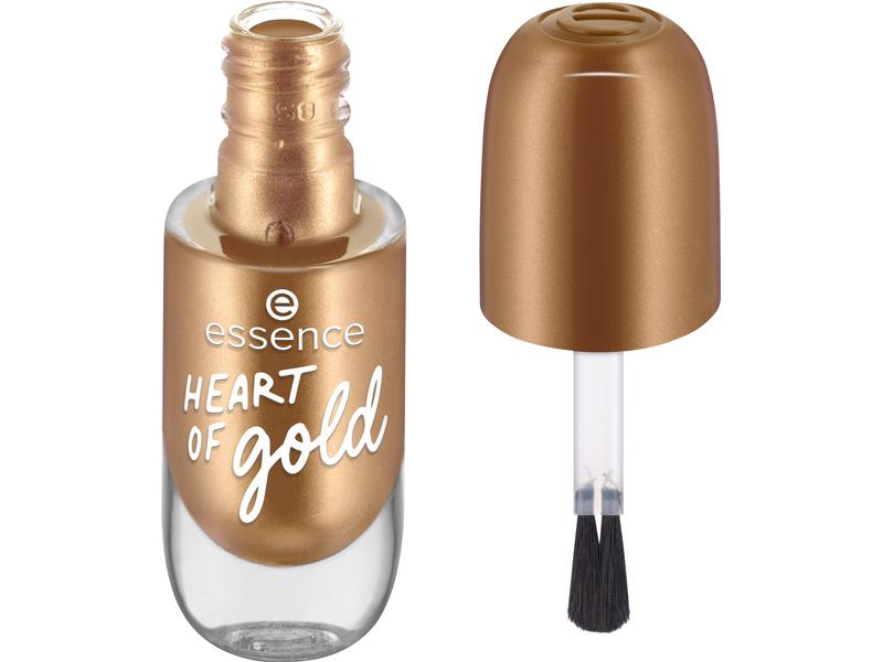 essence Nagellack 62 HEART OF gold Schnelltrocknender Nagellack für ein hochglänzendes Gel-Finish