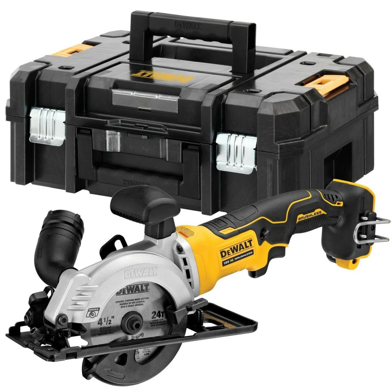 DeWALT DCS571NT-XJ 18V Li-ion Accu Cirkelzaag body in TSTAK koffer - 115 mm