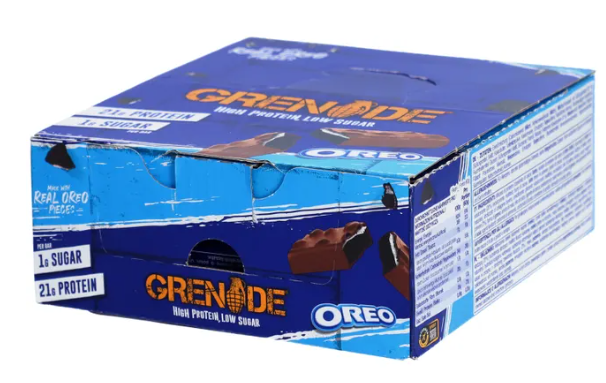 Grenade Oreo Protein Bar 12 x 60g MHD:30.9.25