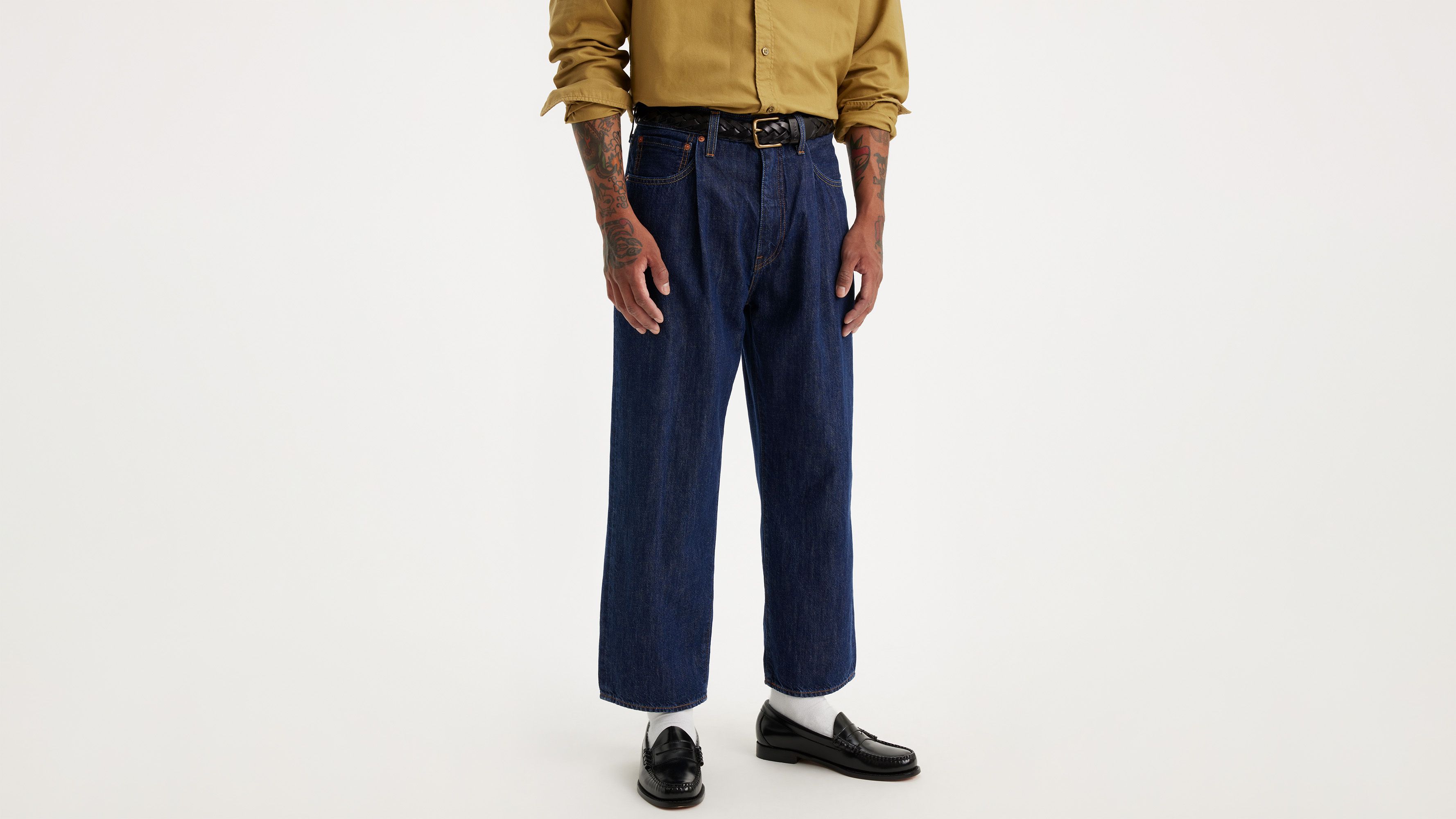 Pantalon crop à pinces 568™ Stay Loose Lightweight - Big Cap Lightweight - Bleu