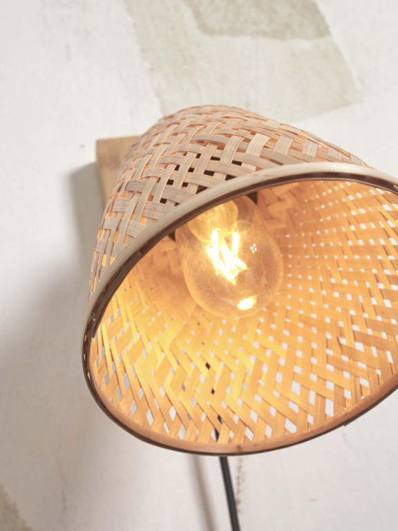 Good&Mojo Java wandlamp bamboe naturel