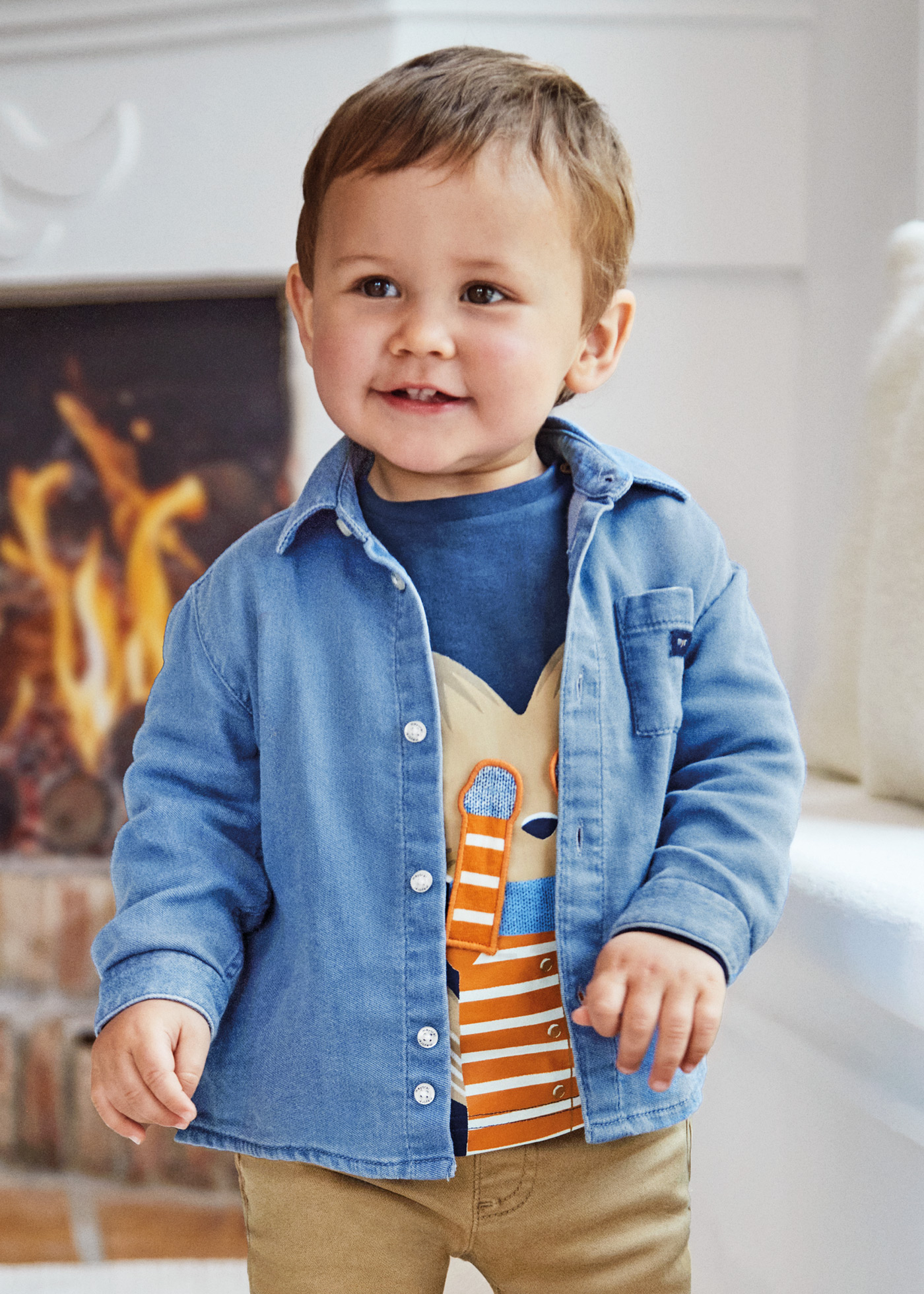 Camisa jeans infantil Better Cotton