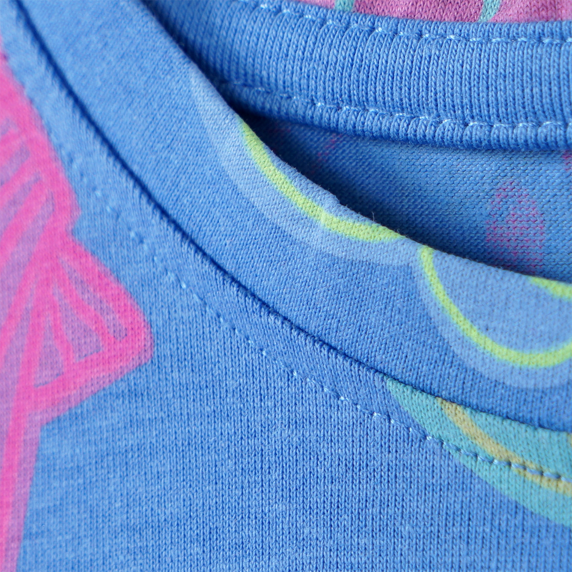 Topolino Mädchen T-Shirt mit bunten Muscheln blau