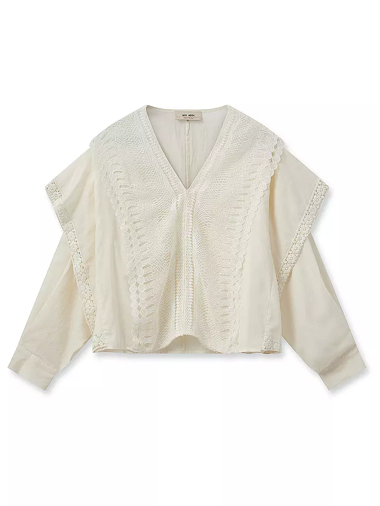 MOS MOSH Bluse MMFINALACEBLOUSE creme