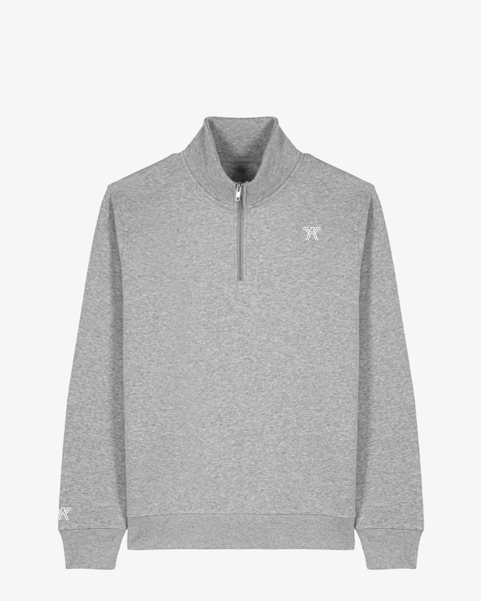 Aquila Zip sweat Grijs Herensweater