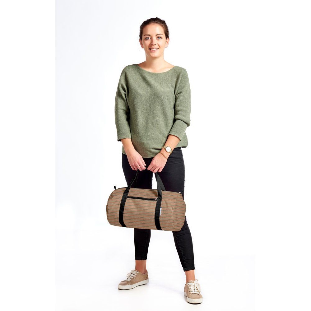Sac De Sport Rayure Bronze Cuivrée