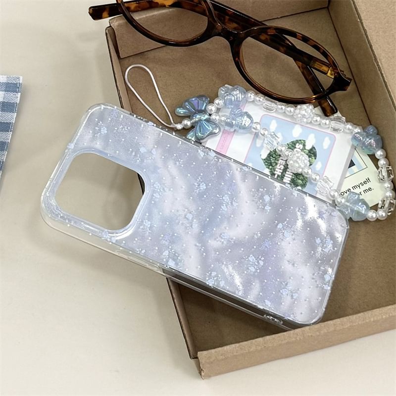 Elliure - Bloemen telefoonhoesje / Charm / Set - iPhone 16 Pro Max / 16 Pro / 16 Plus / 16 / 15 Pro Max / 15 Pro / 15 Plus / 15 / 14 Pro Max / 14 Pro / 14 Plus / 14 / 13 Pro Max / 13 Pro / 13