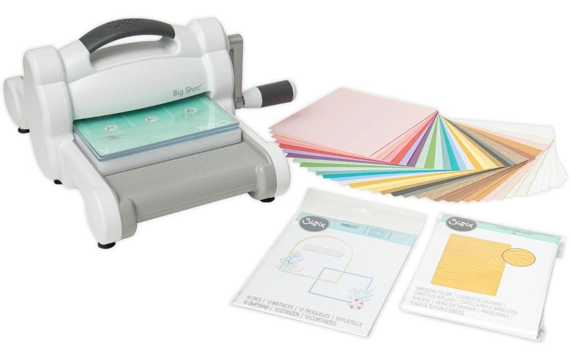 Stanz- und Prägemaschine Big Shot Starter Kit 2<br>Starterkit inklusive Stanzformen und Prägefolder