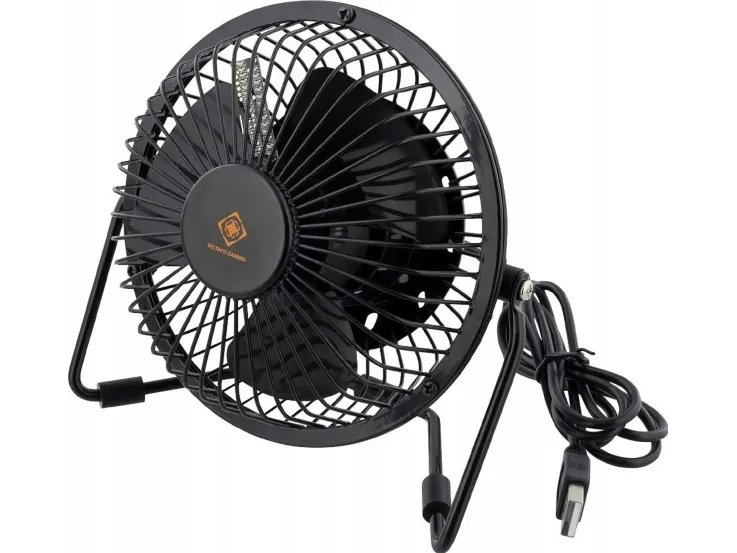 DELTACO GAM-054 - Køleventilator - på bord - USB - sort