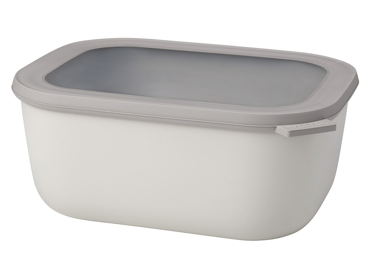 Mepal Cirqula 3000 ml rechthoekige vershouddoos - White