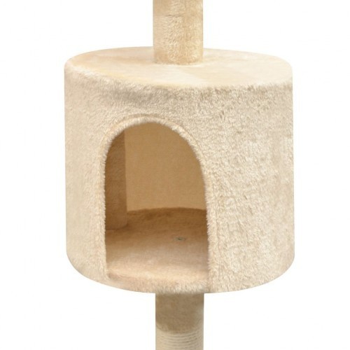 Arranhador para Gatos VidaXL com Haste de Sisal, Bege