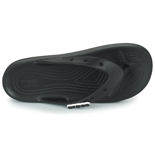 Crocs - CLASSIC PLATFORM FLIP W - Noir